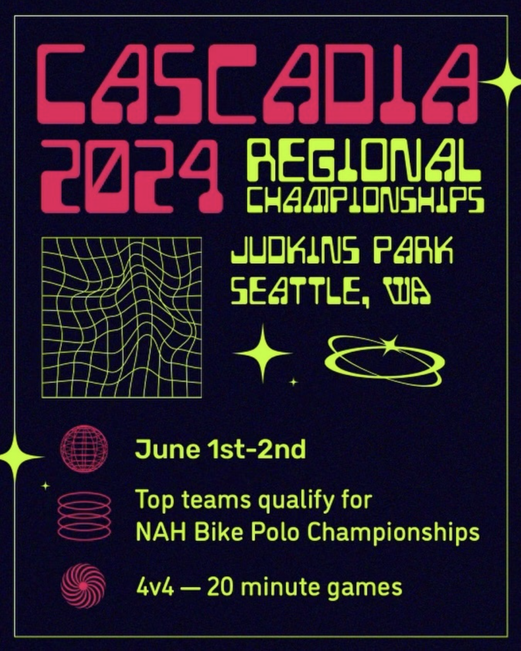 Cascadia Qualifiers 2024 poster