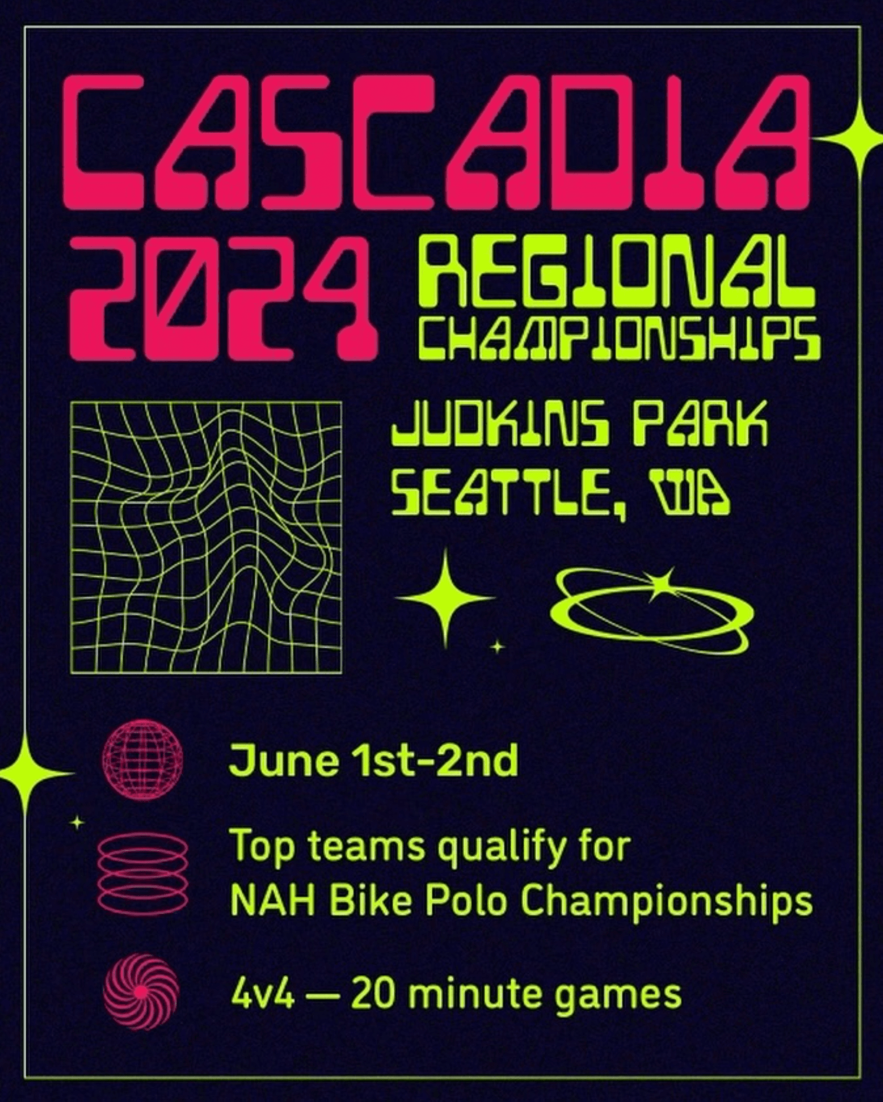 Cascadia Qualifiers 2024 poster